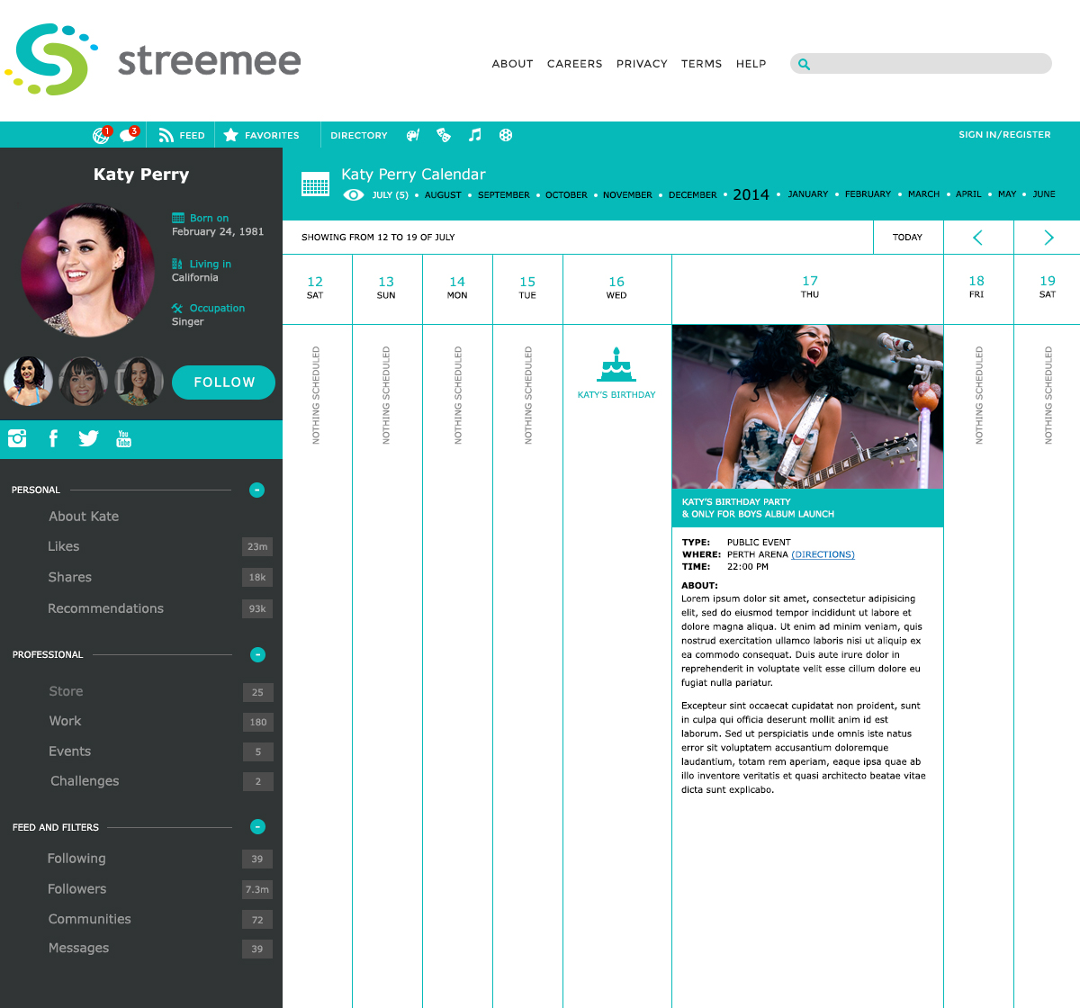 11 Streemee_ArtistCalendar